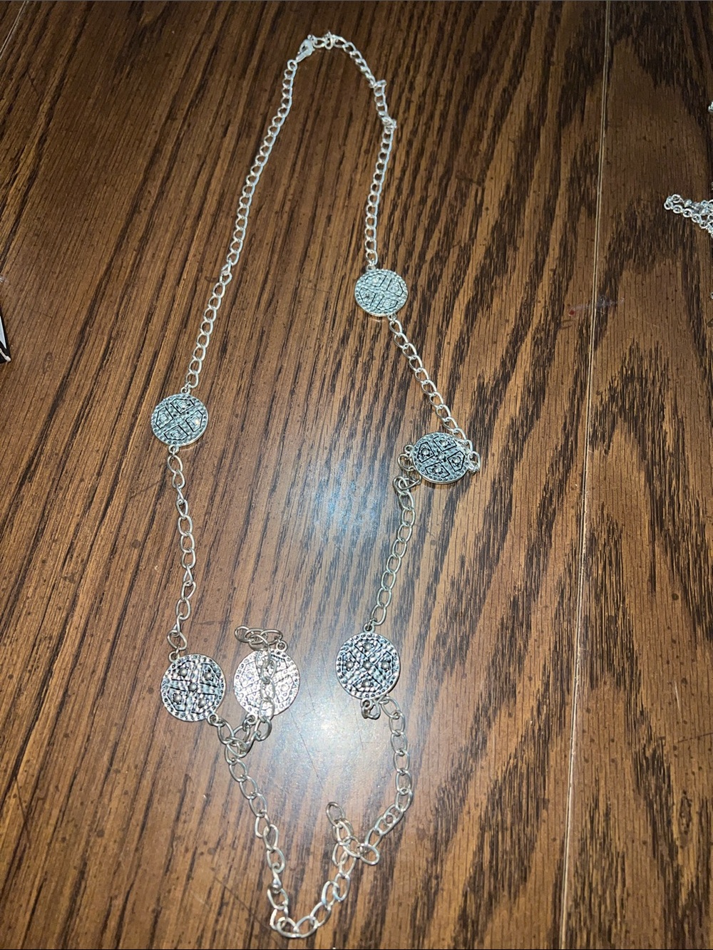 Premier Designs Silver-Tone Multi-Layered Coin Necklace - Picture 5 of 5